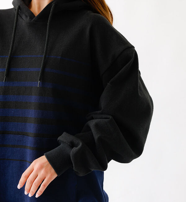 ABAHOUSE「BARBARIAN 12ozHEAVY WEIGHTパーカー/ボーダー/ユニセッ」|パーカー|