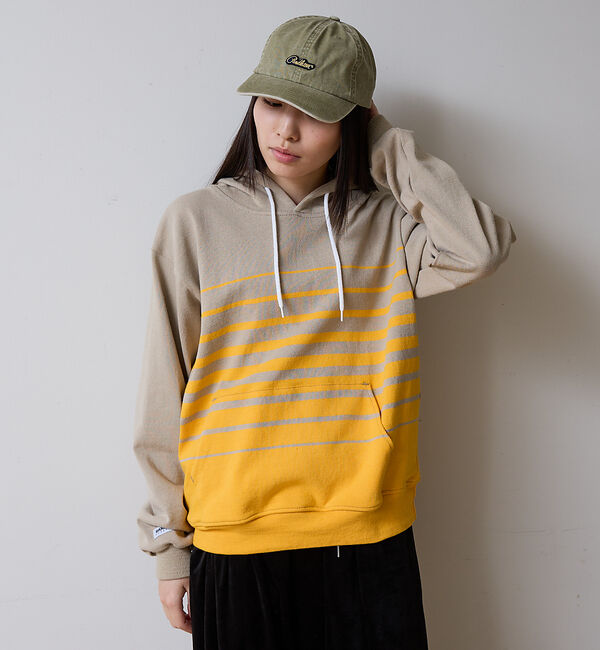 ABAHOUSE「BARBARIAN 12ozHEAVY WEIGHTパーカー/ボーダー/ユニセッ」|パーカー|