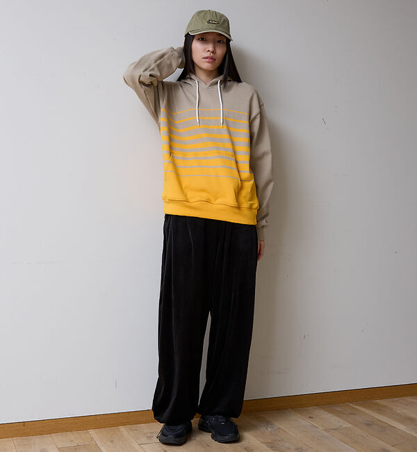 ABAHOUSE「BARBARIAN 12ozHEAVY WEIGHTパーカー/ボーダー/ユニセッ」|パーカー|