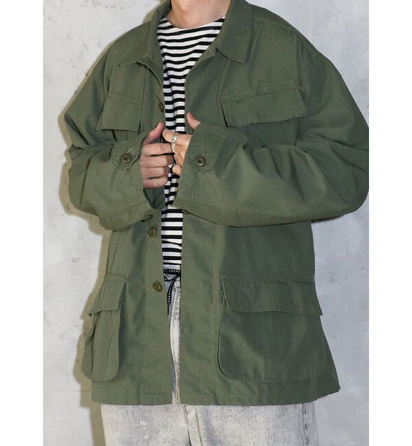 ABAHOUSE「【U.S MILITARY】 JUNGLE FATIGUE JACKET COM」|シャツ・ブラウス|