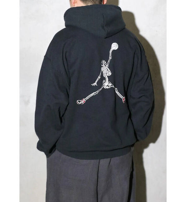 ABAHOUSE「【THRIFTY LOOK 】JUMP SKULL PULL HOODIE/パー」|パーカー|ブラック