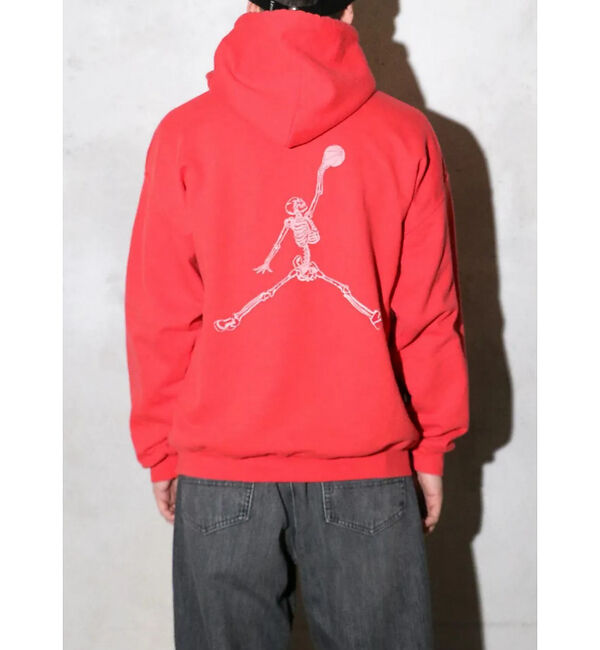 ABAHOUSE「【THRIFTY LOOK 】JUMP SKULL PULL HOODIE/パー」|パーカー|レッド