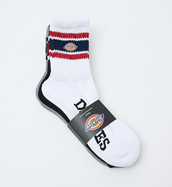 ABAHOUSE「【Dickies / ディッキーズ】QDK3P3　底パイル刺繍ソックス/ライン/」|ソックス|その他