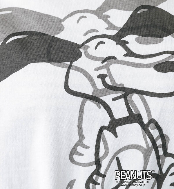 Rouge vif「【JOHNBULL/ジョンブル】PEANUTS プリントTシャツ / スヌーピー」|Tシャツ・カットソー|