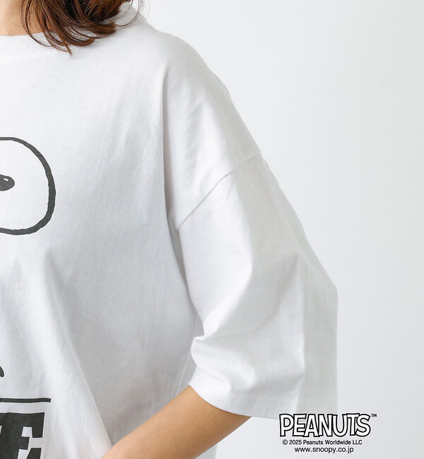 Rouge vif「【JOHNBULL/ジョンブル】PEANUTS プリントTシャツ / スヌーピー」|Tシャツ・カットソー|