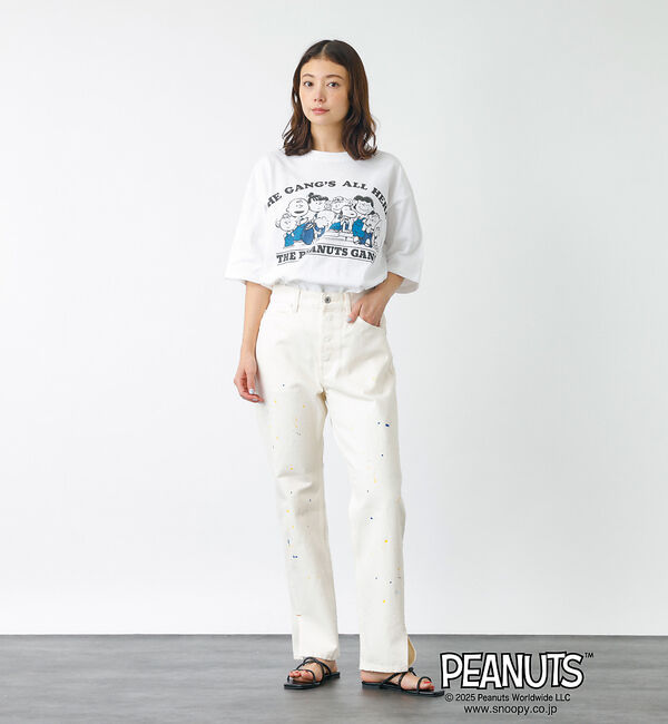 Rouge vif「【JOHNBULL/ジョンブル】PEANUTS プリントTシャツ / スヌーピー」|Tシャツ・カットソー|