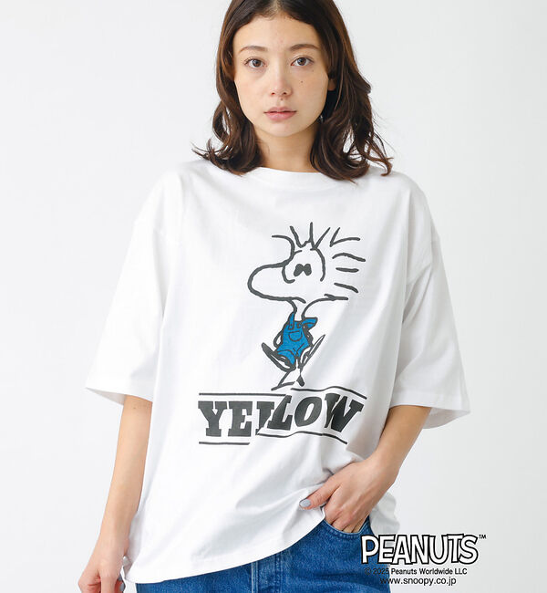 Rouge vif「【JOHNBULL/ジョンブル】PEANUTS プリントTシャツ / スヌーピー」|Tシャツ・カットソー|