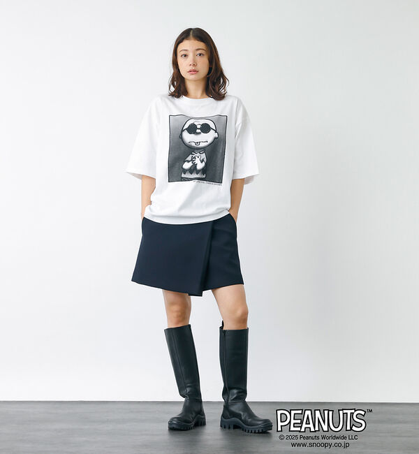 Rouge vif「【JOHNBULL/ジョンブル】PEANUTS プリントTシャツ / スヌーピー」|Tシャツ・カットソー|