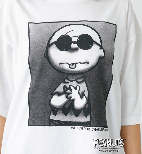 Rouge vif「【JOHNBULL/ジョンブル】PEANUTS プリントTシャツ / スヌーピー」|Tシャツ・カットソー|