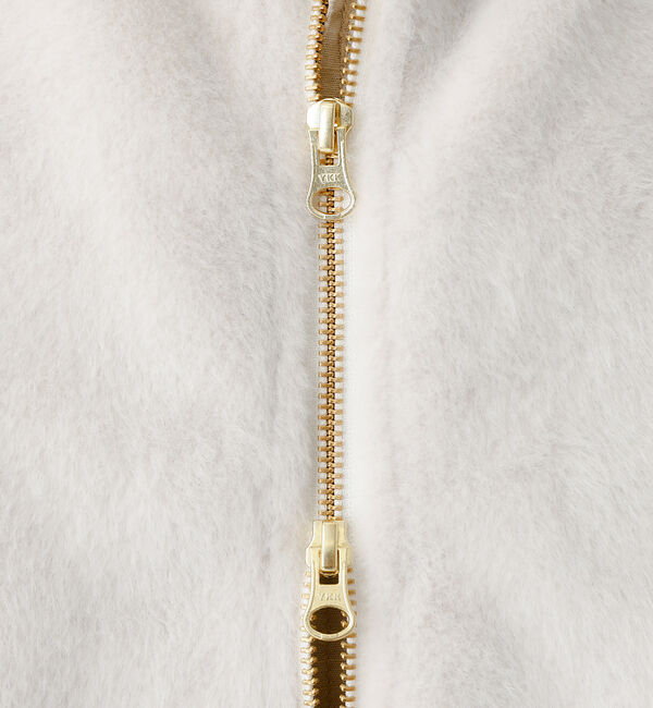 Rouge vif「【MICA&DEAL /マイカアンドディール】ファーベスト/ベスト/ファー/レイ」|ベスト・ジレ|