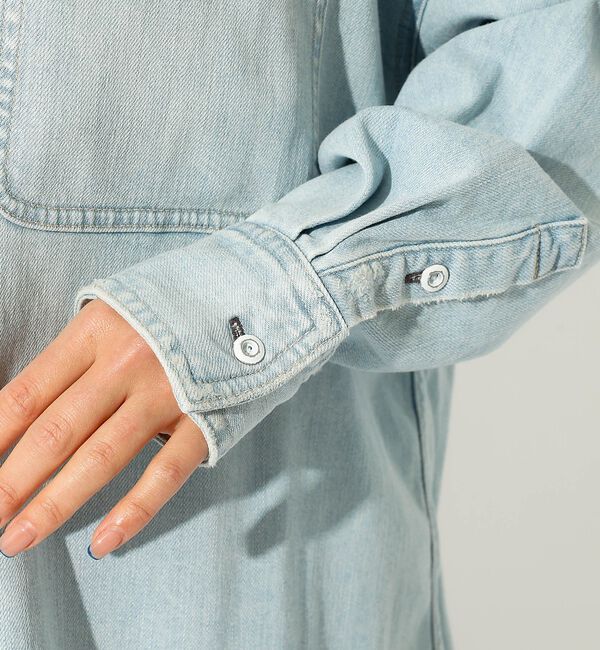 Rouge vif「【Healthy denim / ヘルシーデニム】Almond / デニムシャツ」|シャツ・ブラウス|