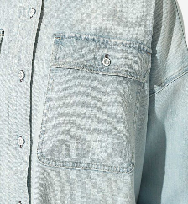 Rouge vif「【Healthy denim / ヘルシーデニム】Almond / デニムシャツ」|シャツ・ブラウス|