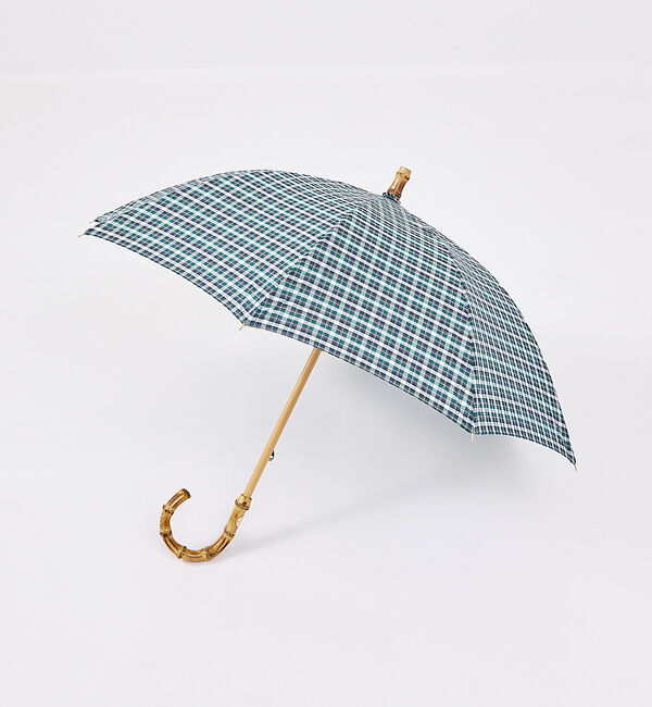 AU BANNISTER「●Traditional Weatherwear 晴雨兼用 バンブーハンドル 傘」|傘|グリーン