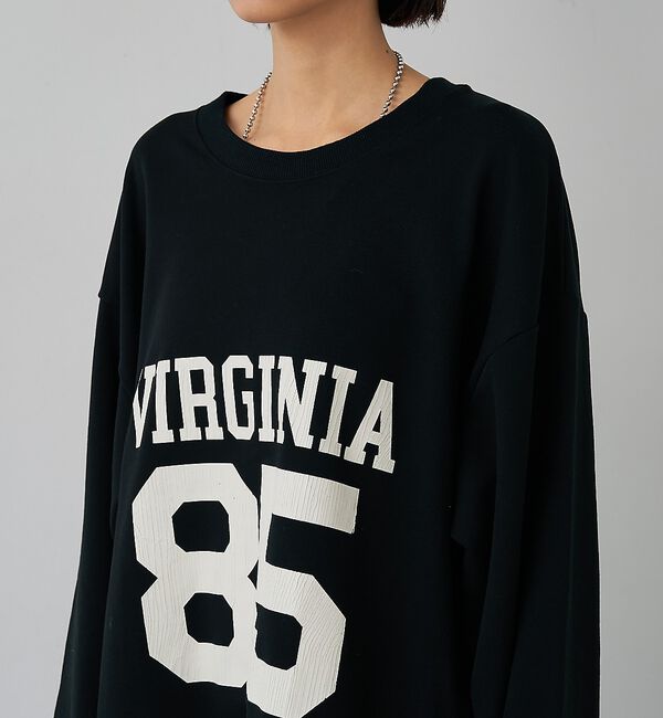 abahouse mavie「裏毛ドロストロゴプルオーバー【予約】」|スウェット・ジャージ|