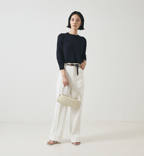 The Store by C' 「【COCUCA】クロップ ニットプルオーバー」|ニット・セーター|