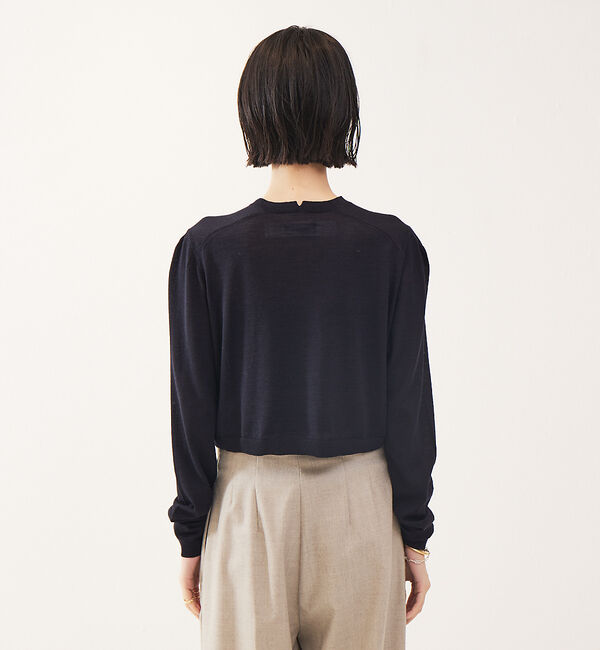 The Store by C' 「【COCUCA】クロップ ニットプルオーバー」|ニット・セーター|