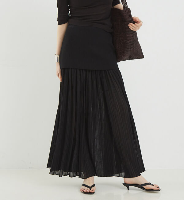 The Store by C' 「【Proenza Schouler】Paige Skirt in Pleated」|スカート|ブラック