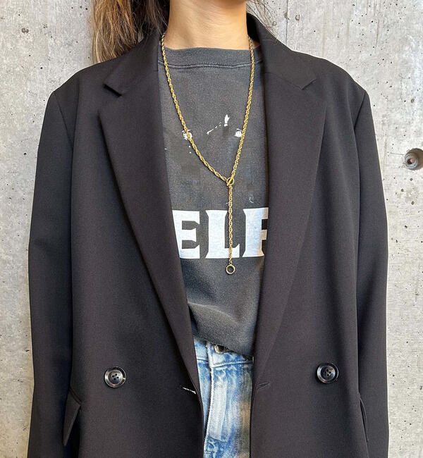 Liesse「【EO/イオ】Triple chain lariat necklace　EO24AW-37」|ネックレス|ゴールド