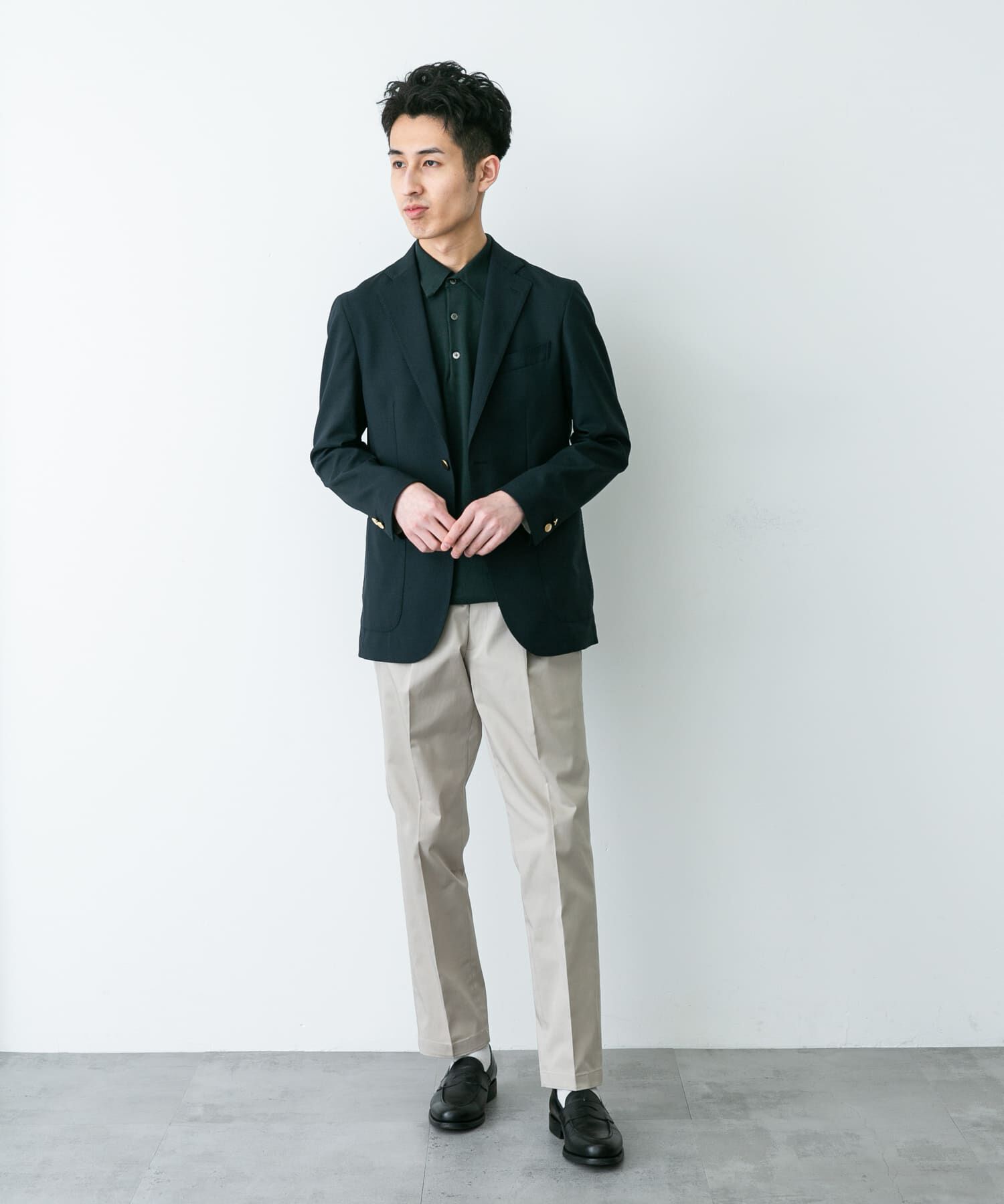 URBAN RESEARCH DOORS「LIFE STYLE TAILOR　ストレッチコットンパンツ」|スラックス|