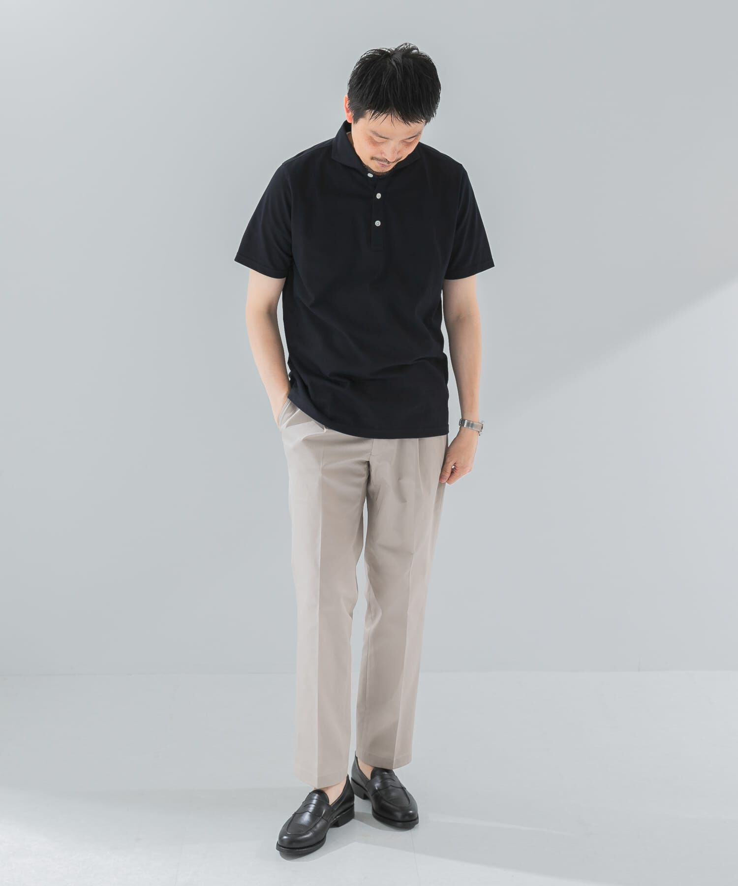 URBAN RESEARCH DOORS「LIFE STYLE TAILOR　ストレッチコットンパンツ」|スラックス|