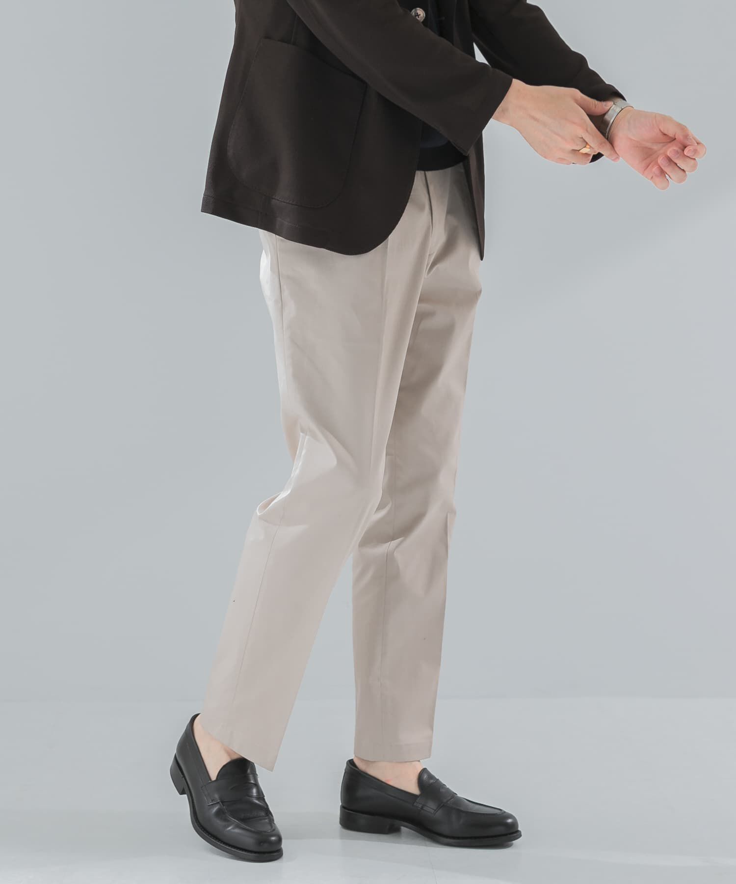 URBAN RESEARCH DOORS「LIFE STYLE TAILOR　ストレッチコットンパンツ」|スラックス|