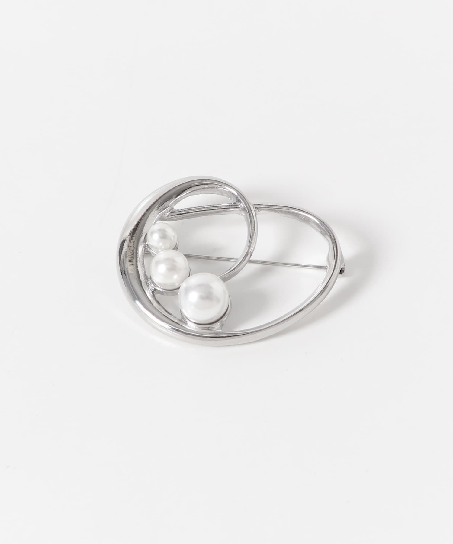 SMELLY「パールハートモチーフブローチ」|ブローチ・コサージュ|