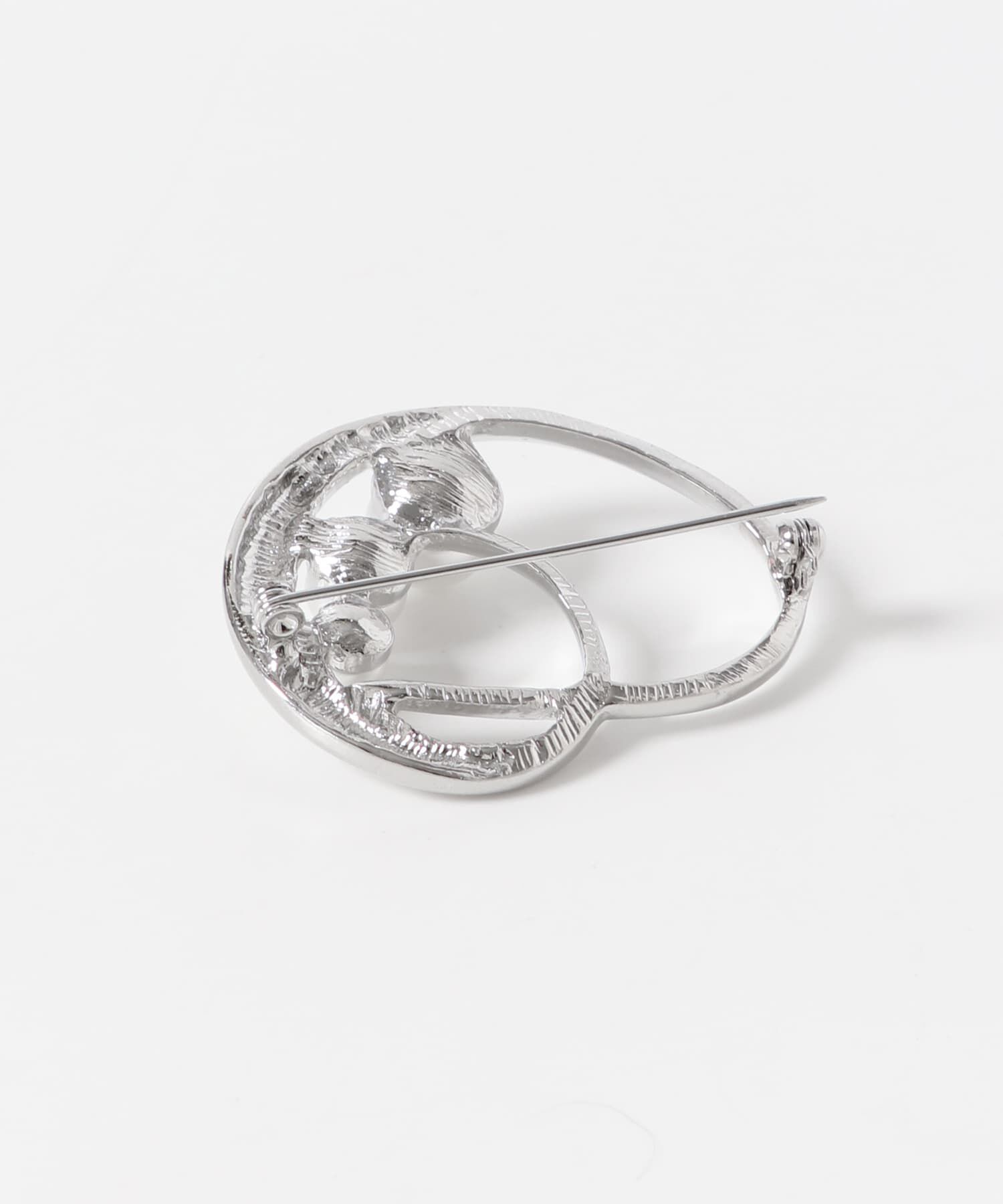 SMELLY「パールハートモチーフブローチ」|ブローチ・コサージュ|