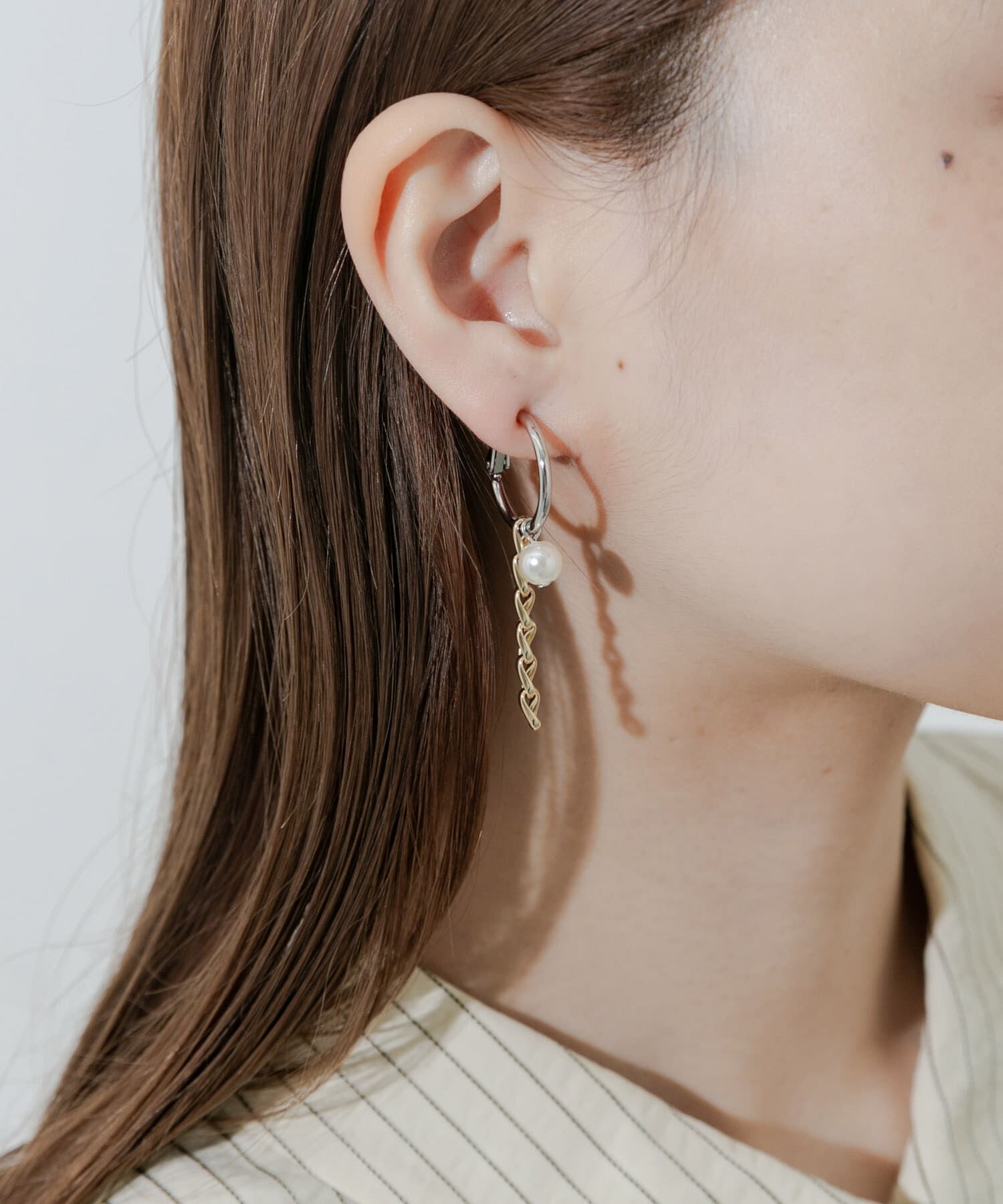 SMELLY「モチーフミックスフープイヤリング」|イヤリング|