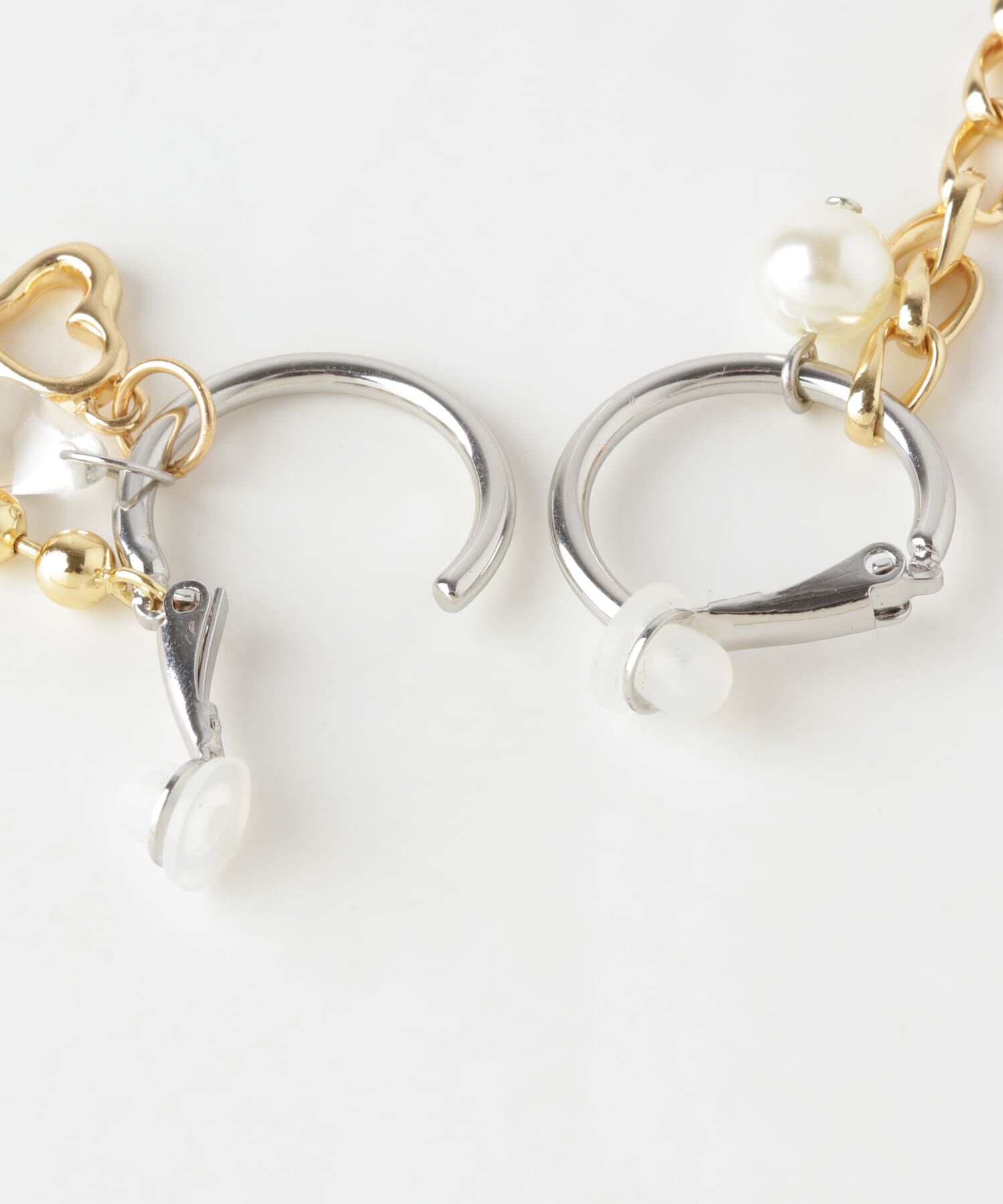 SMELLY「モチーフミックスフープイヤリング」|イヤリング|