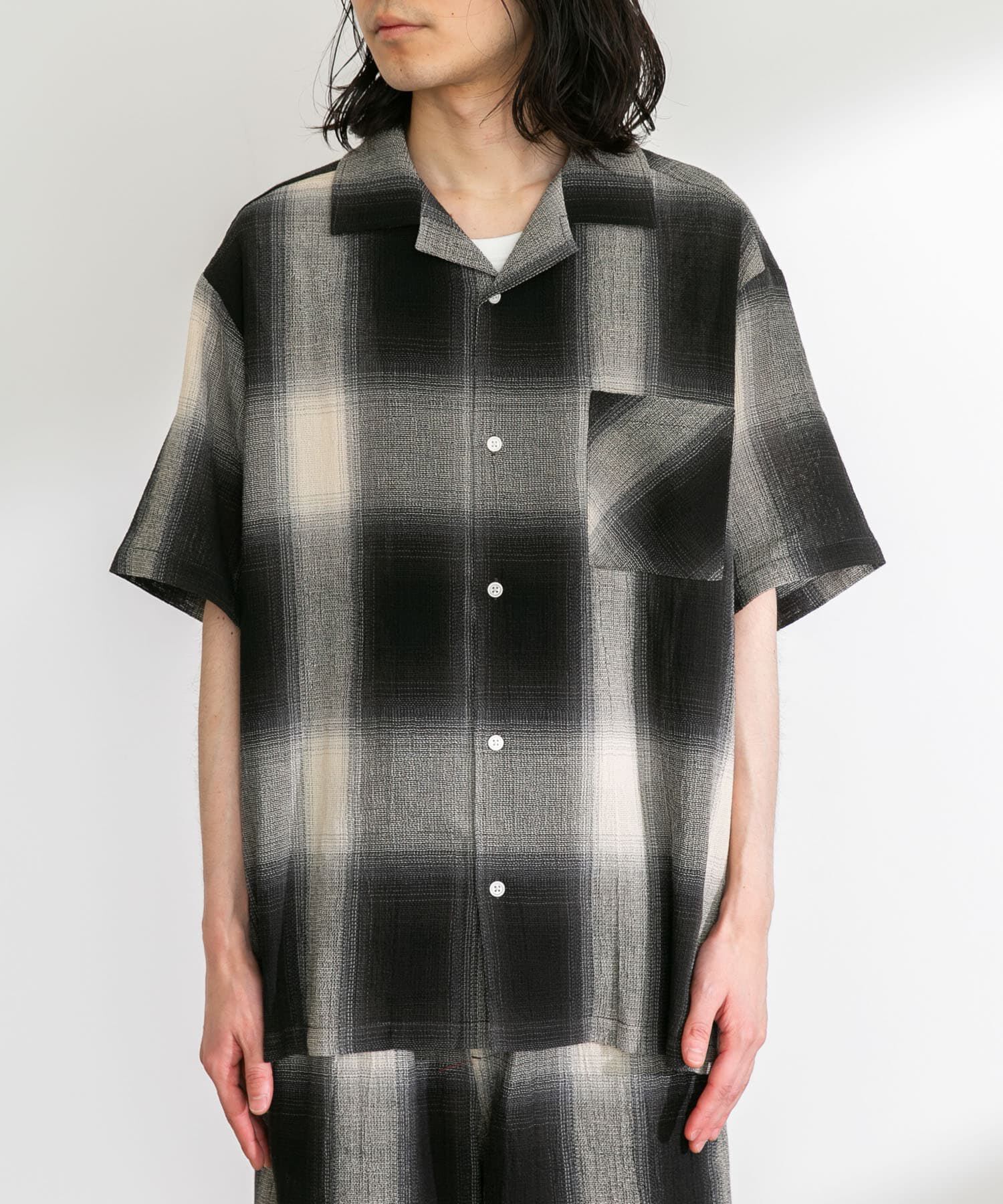 Sonny Label 「オンブレチェックショートスリーブシャツ」|シャツ・ブラウス|