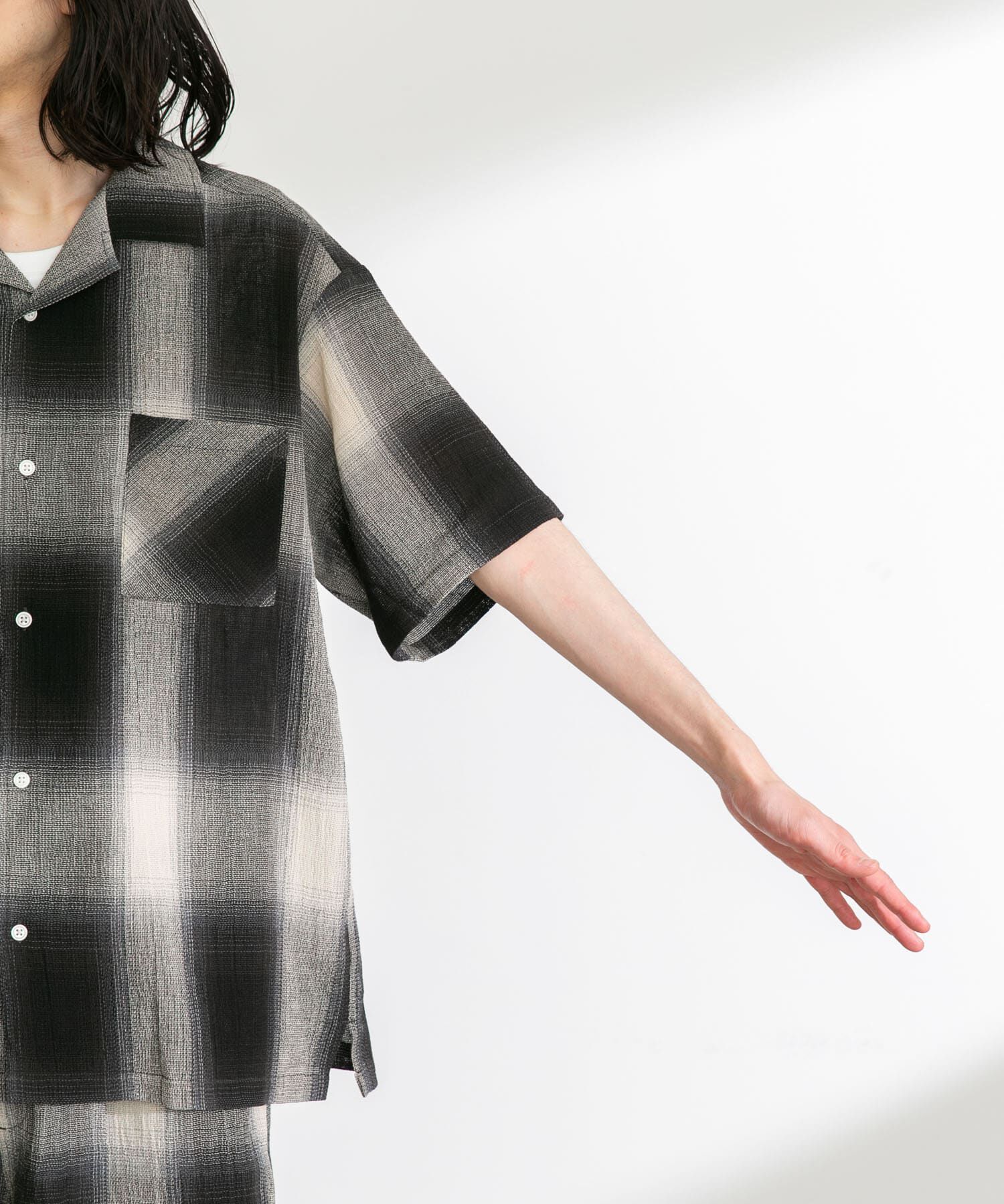 Sonny Label 「オンブレチェックショートスリーブシャツ」|シャツ・ブラウス|