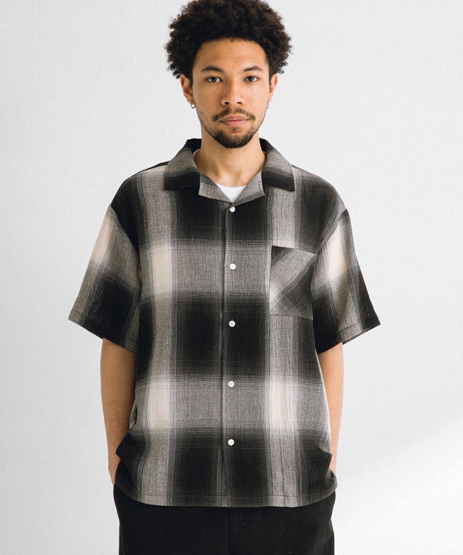 Sonny Label 「オンブレチェックショートスリーブシャツ」|シャツ・ブラウス|