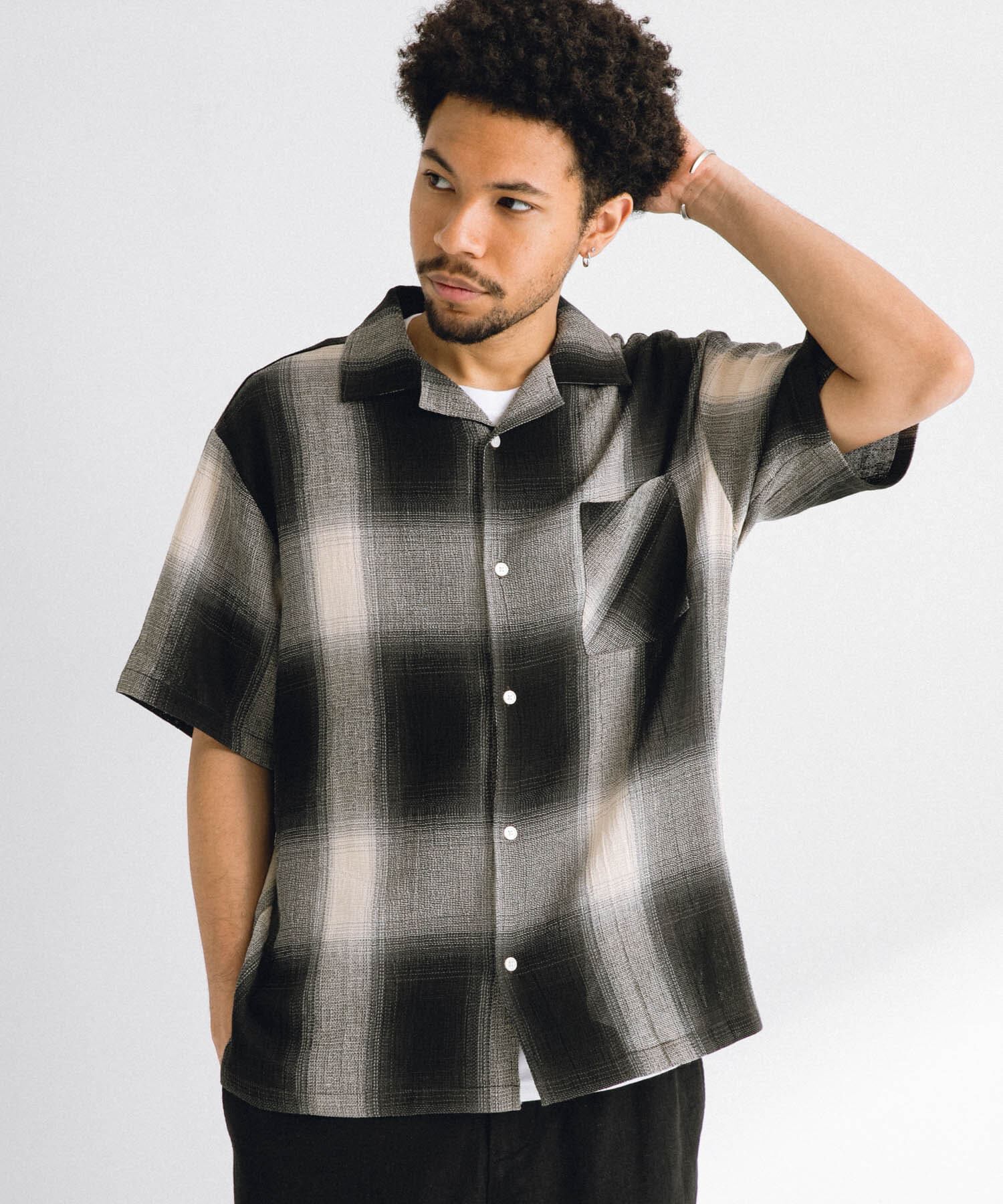 Sonny Label 「オンブレチェックショートスリーブシャツ」|シャツ・ブラウス|