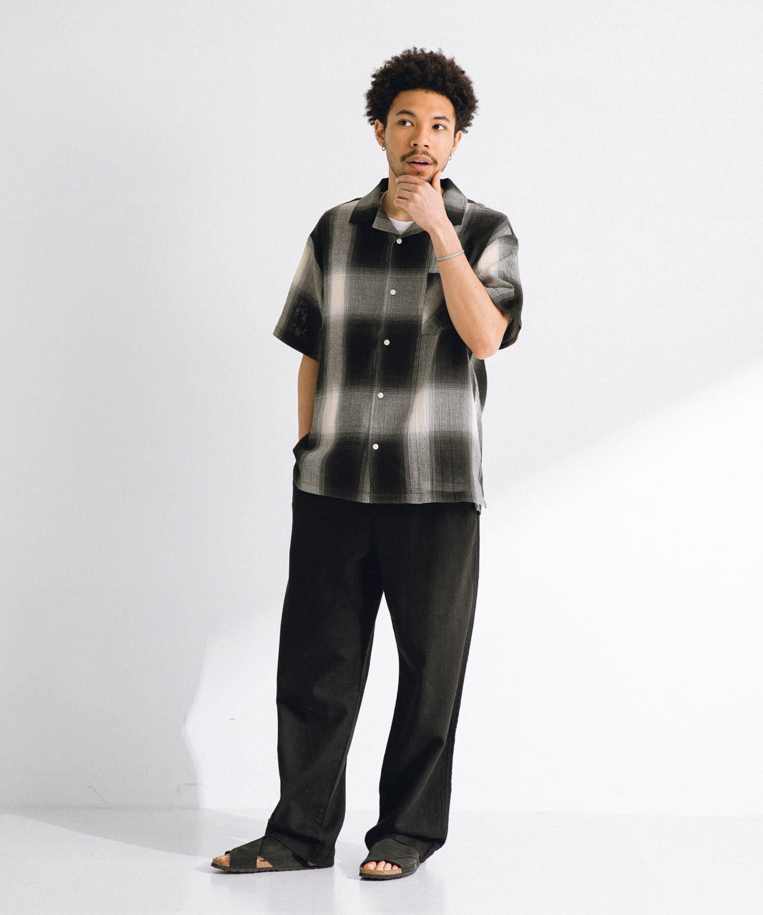 Sonny Label 「オンブレチェックショートスリーブシャツ」|シャツ・ブラウス|