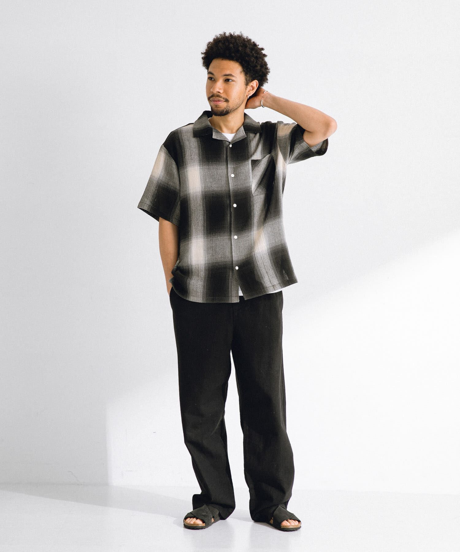 Sonny Label 「オンブレチェックショートスリーブシャツ」|シャツ・ブラウス|