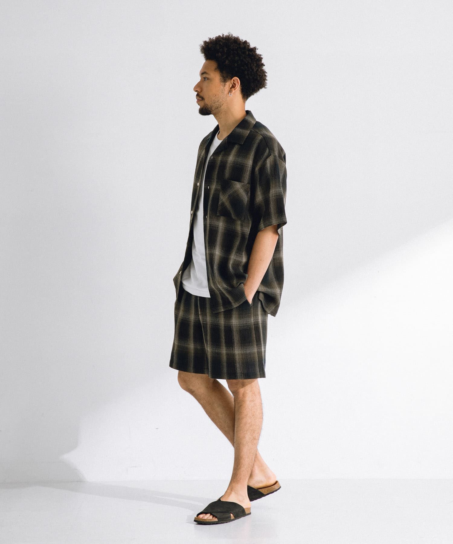 Sonny Label 「オンブレチェックショートスリーブシャツ」|シャツ・ブラウス|