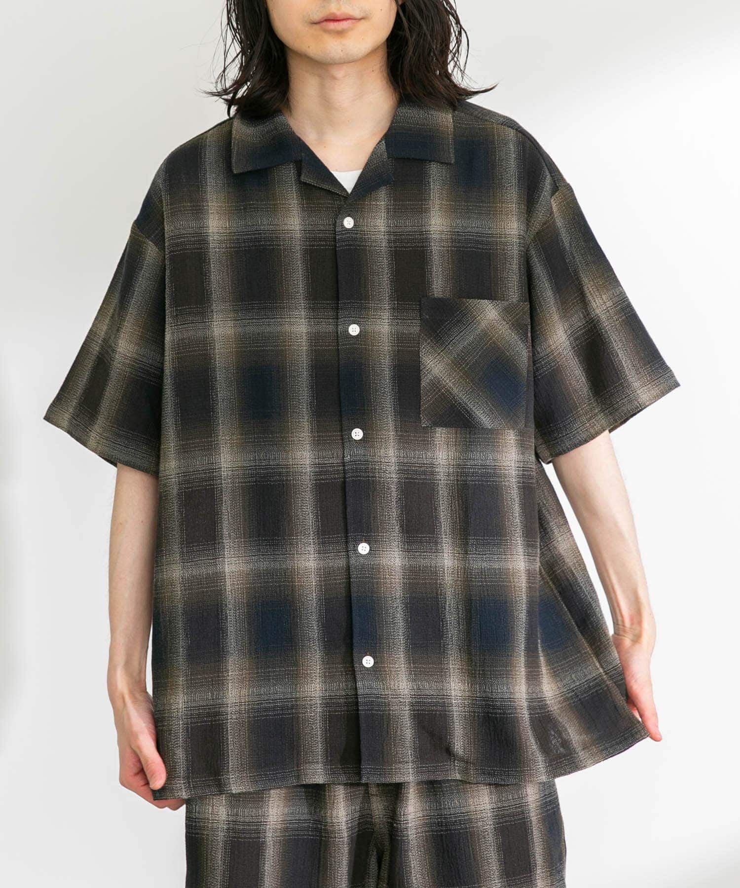 Sonny Label 「オンブレチェックショートスリーブシャツ」|シャツ・ブラウス|