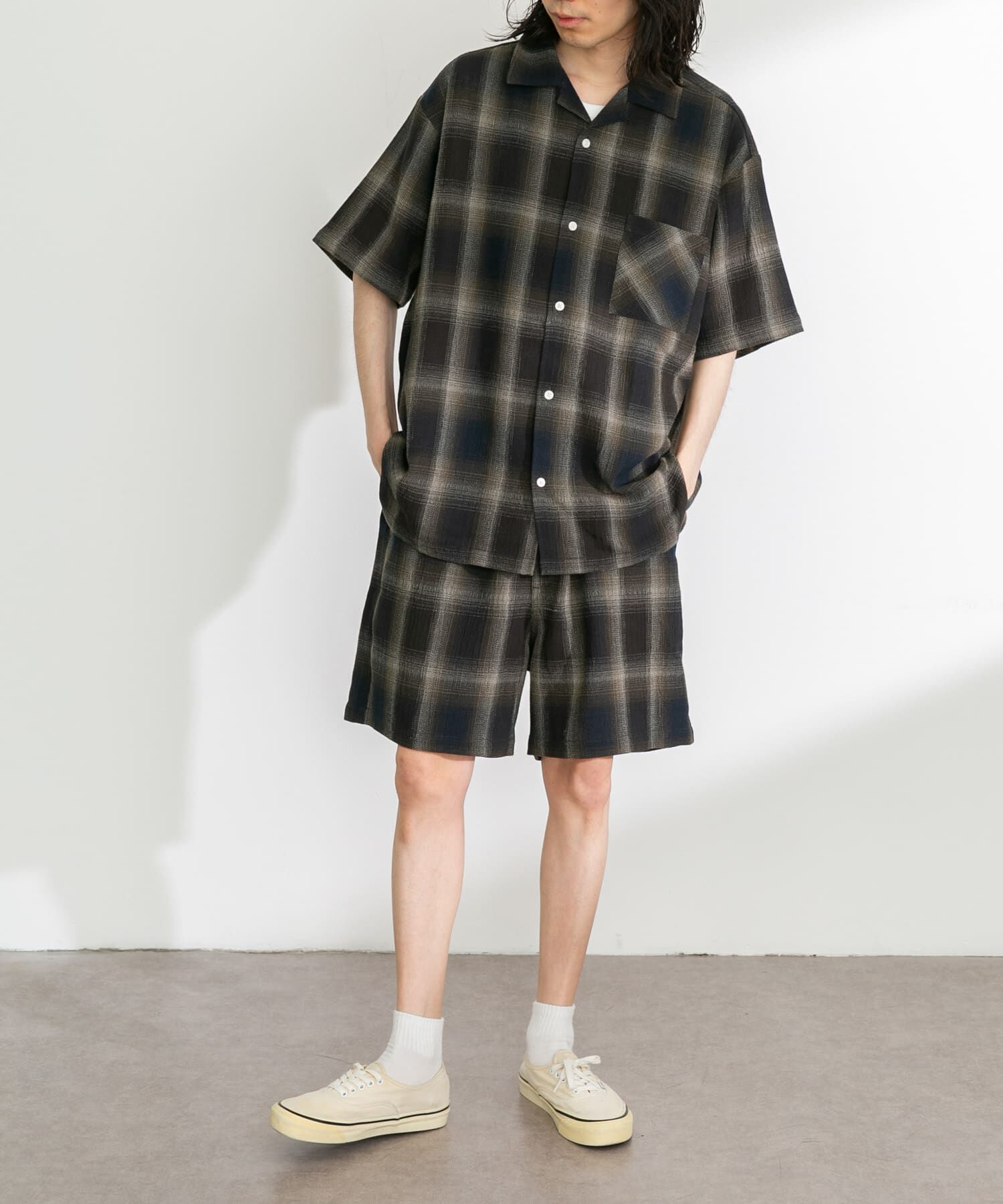 Sonny Label 「オンブレチェックショートスリーブシャツ」|シャツ・ブラウス|