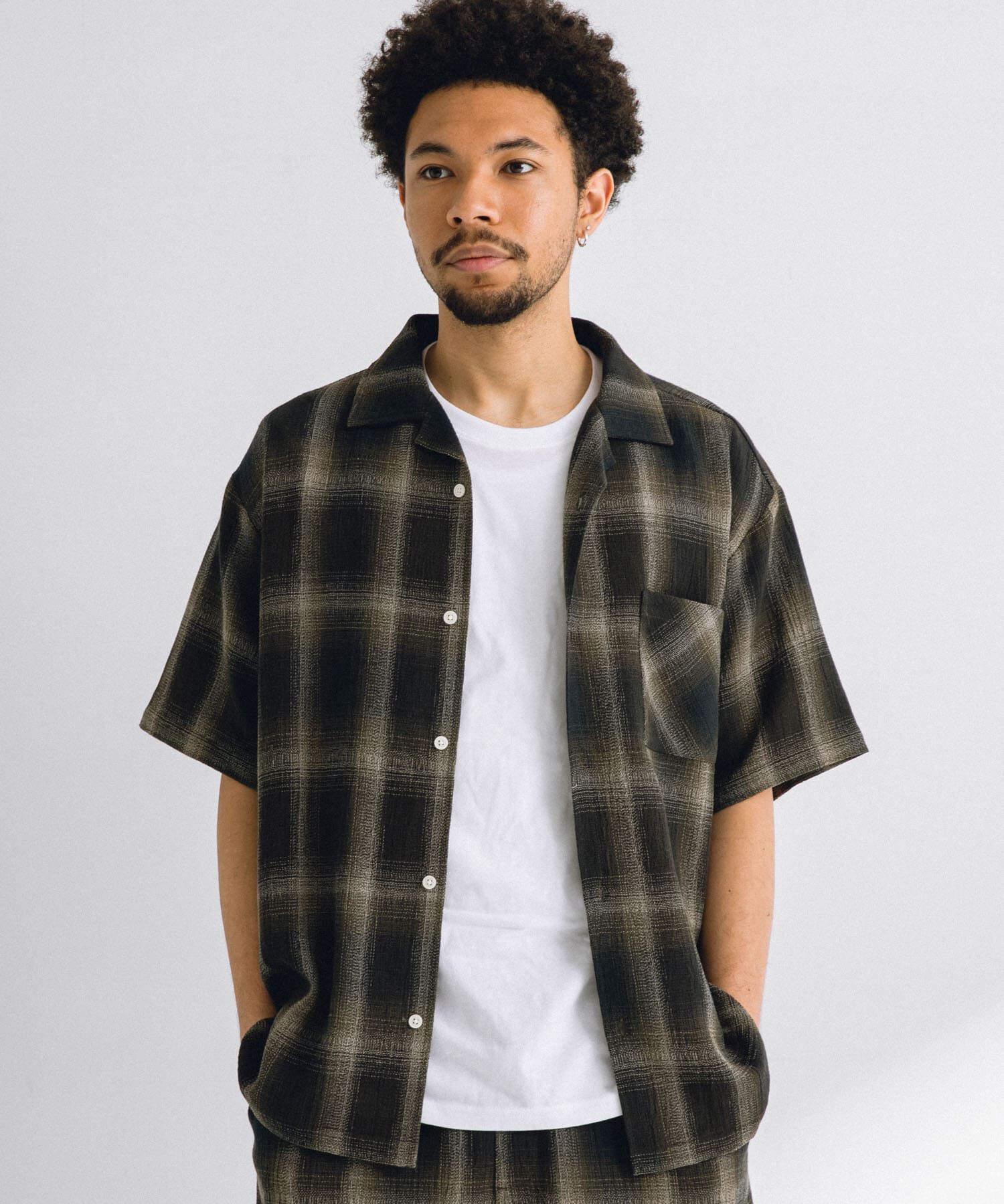 Sonny Label 「オンブレチェックショートスリーブシャツ」|シャツ・ブラウス|