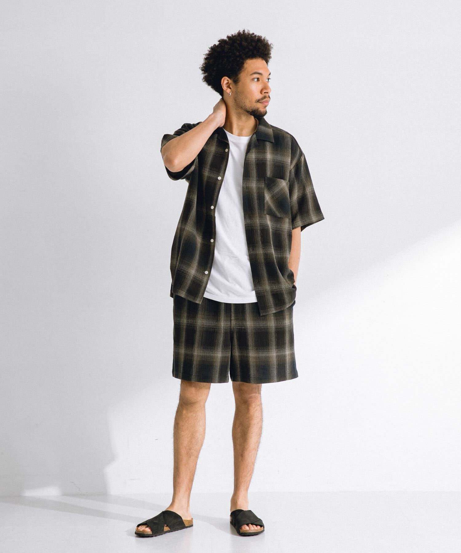 Sonny Label 「オンブレチェックショートスリーブシャツ」|シャツ・ブラウス|