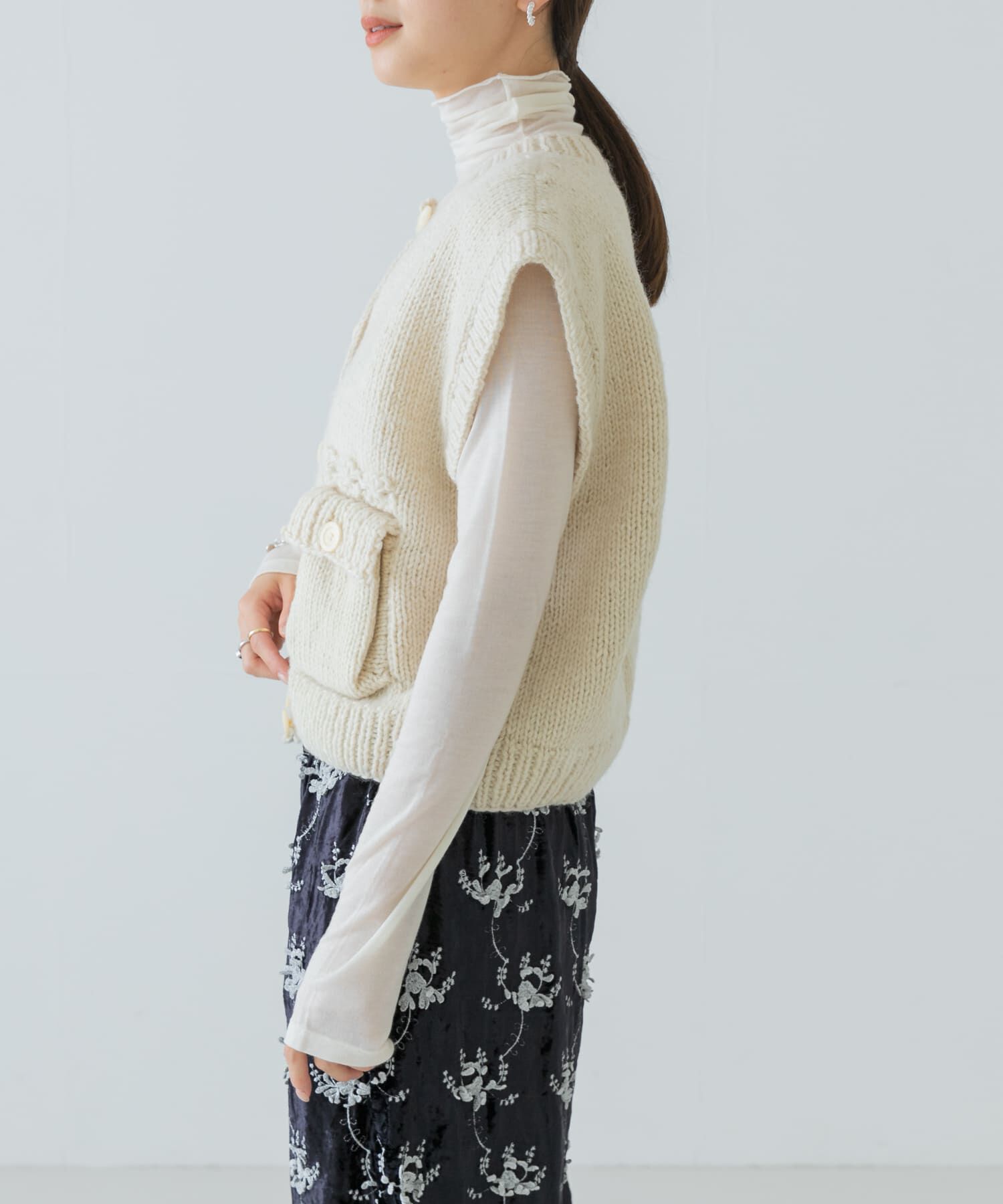 別注』crinkle crinkle crinkle×UR NEPAL KNIT VEST（URBAN RESEARCH