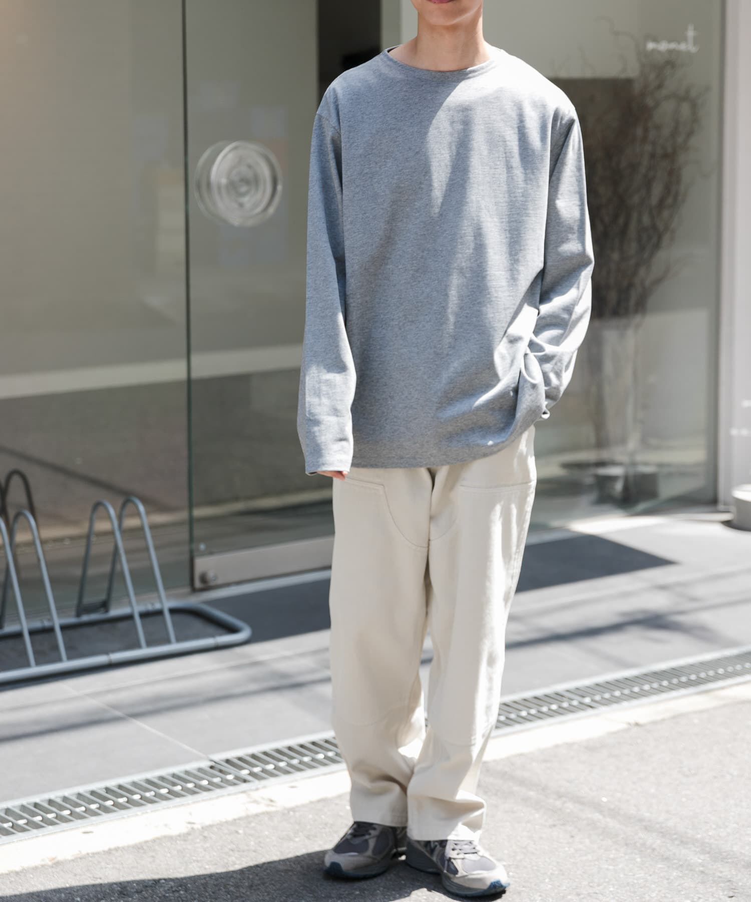 URBAN RESEARCH DOORS「FORK&SPOON　プレーンボートネックカットソー」|Tシャツ・カットソー|