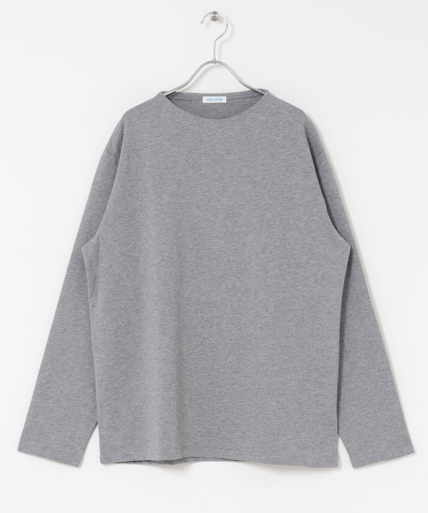 URBAN RESEARCH DOORS「FORK&SPOON　プレーンボートネックカットソー」|Tシャツ・カットソー|