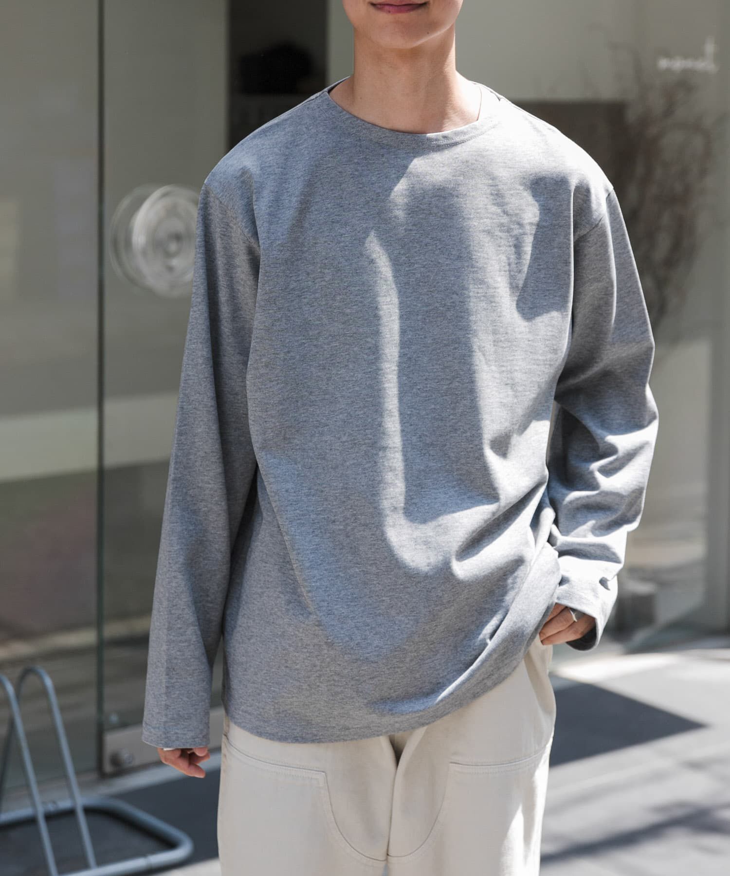 URBAN RESEARCH DOORS「FORK&SPOON　プレーンボートネックカットソー」|Tシャツ・カットソー|