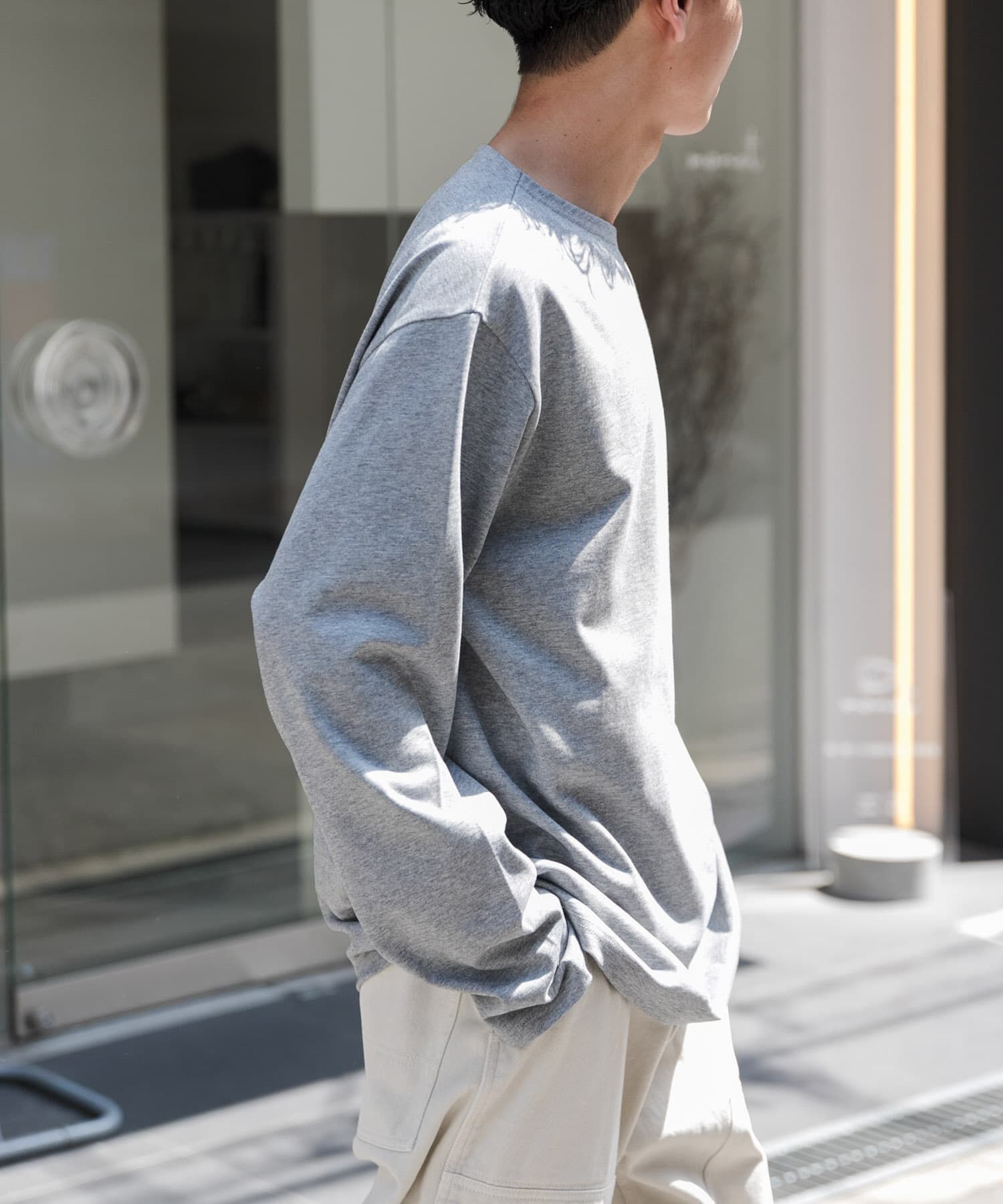 URBAN RESEARCH DOORS「FORK&SPOON　プレーンボートネックカットソー」|Tシャツ・カットソー|