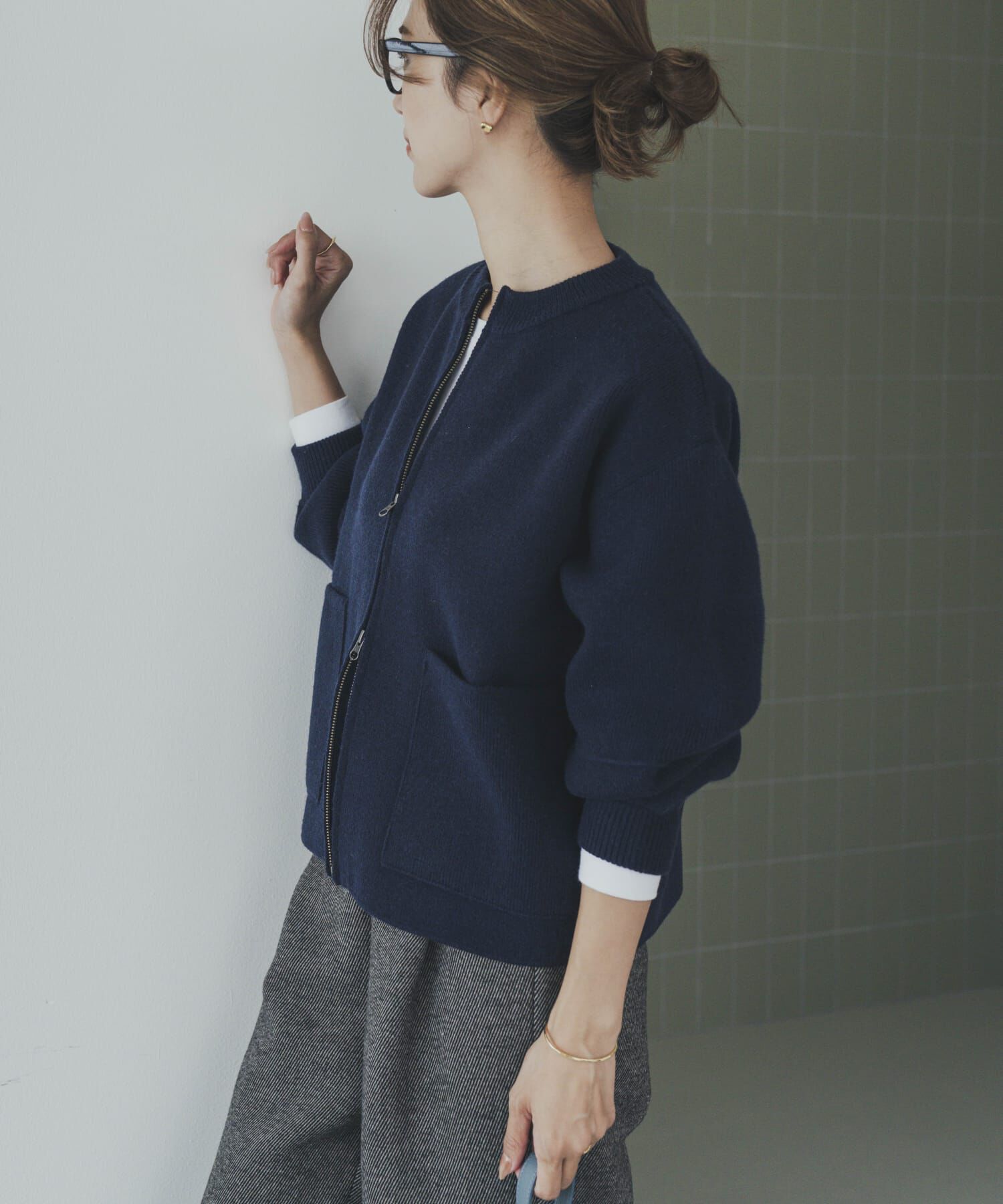 ニットZIPブルゾン（URBAN RESEARCH DOORS）｜ルミネのファッション