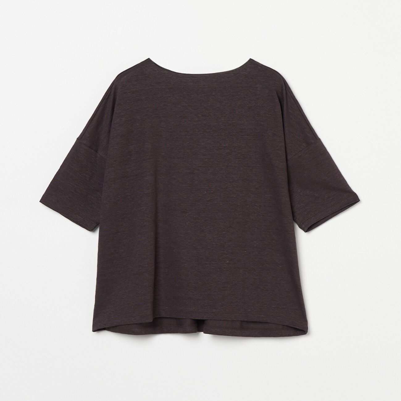 HELIOPOLE「HELIOPOLE NATURAL LINEN PULLOVER」|Tシャツ・カットソー|ダークブラウン