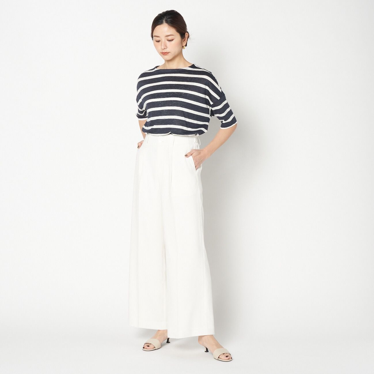 HELIOPOLE「HELIOPOLE NATURAL LINEN PULLOVER」|Tシャツ・カットソー|