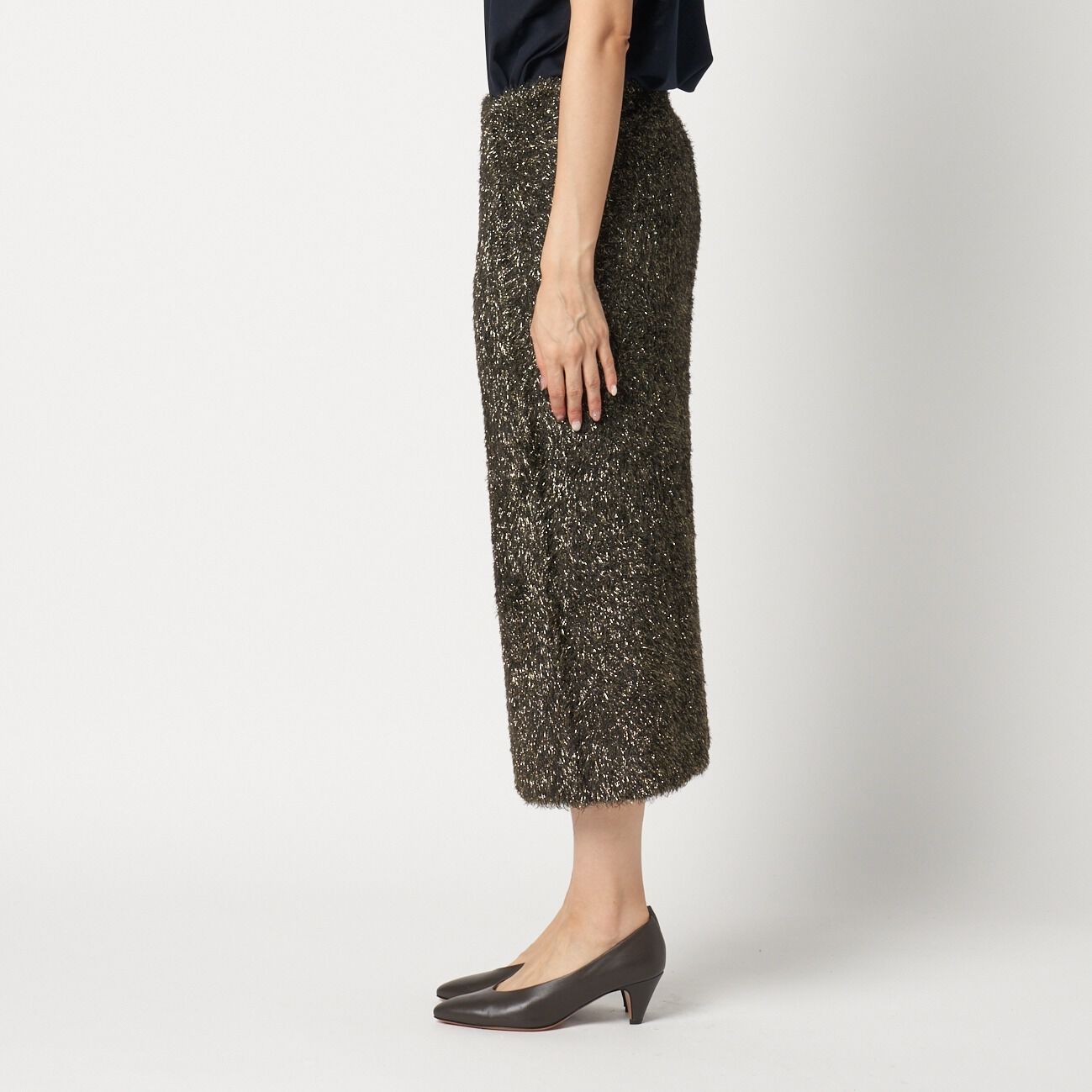 HELIOPOLE「HELIOPOLE GLITTER KNIT SKIRT」|スカート|