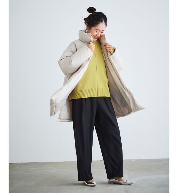 le.coeur blanc「ウォッシャブルウールボトルネックニット」|ニット・セーター|